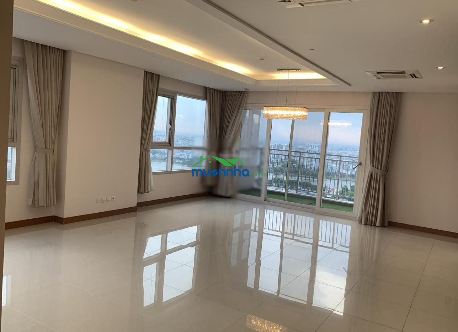 Cho thuê căn hộ dự án xi riverview palace diện tích 200m2 3 pn, nội thất cơ bản, xem nhà 24/7
