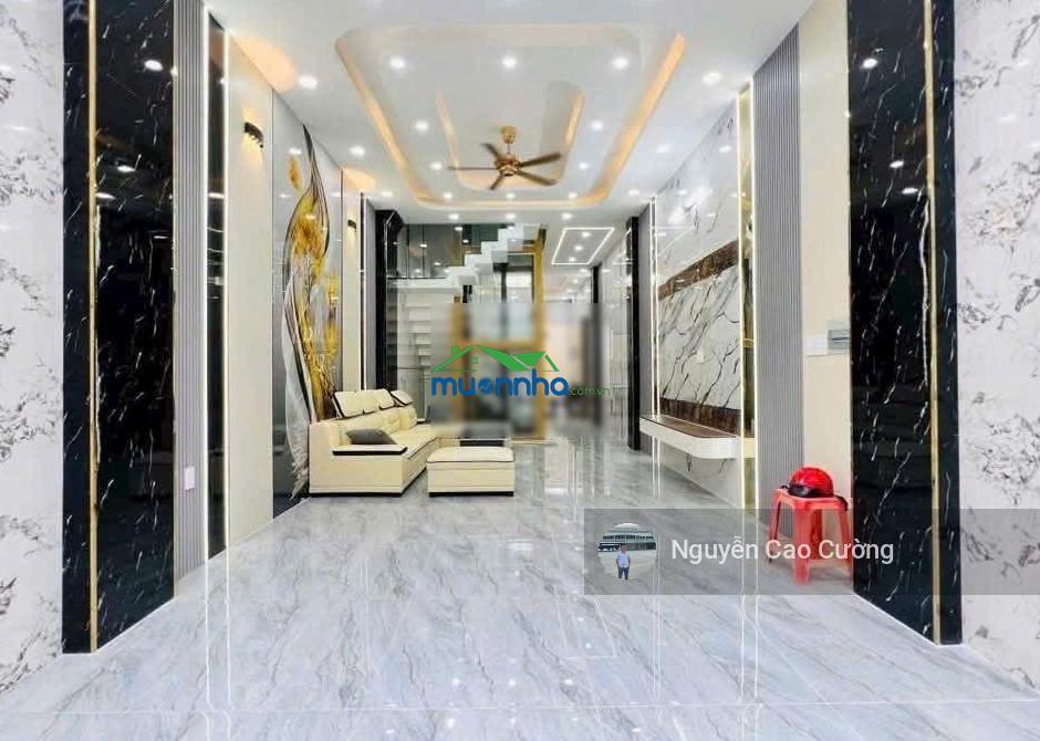 Nhà phố 4x16m có thang máy 1 lửng 3 lầu, đường 6m, 1/ lê văn khương, hiệp thành, q12 - 3