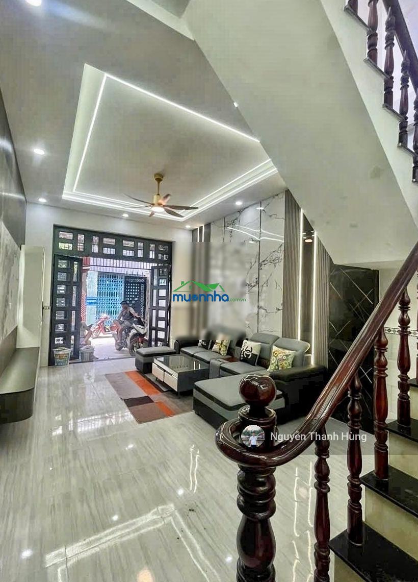 Bán nhà 3 tầng đúc hẻm xe hơi lê văn khương q12, giá tốt 5,15 tỷ, diện tích 65m² (4,2x16) - 4