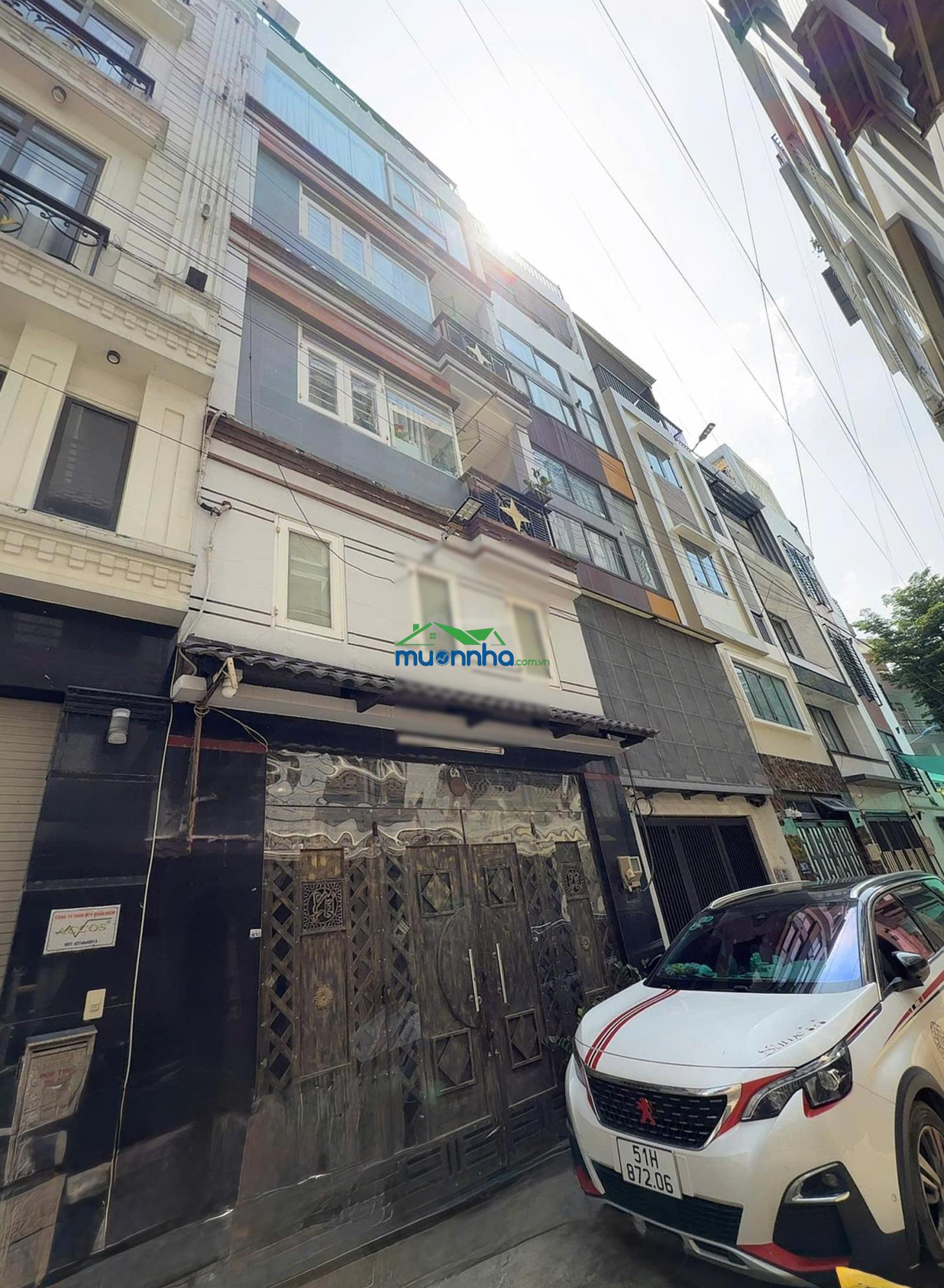 Bán nhà 5 tầng làm chdv khai thác 45triệu/th đặng thùy trâm - bình lợi p13 bình thạnh chỉ 11.5tỷ tl - 2