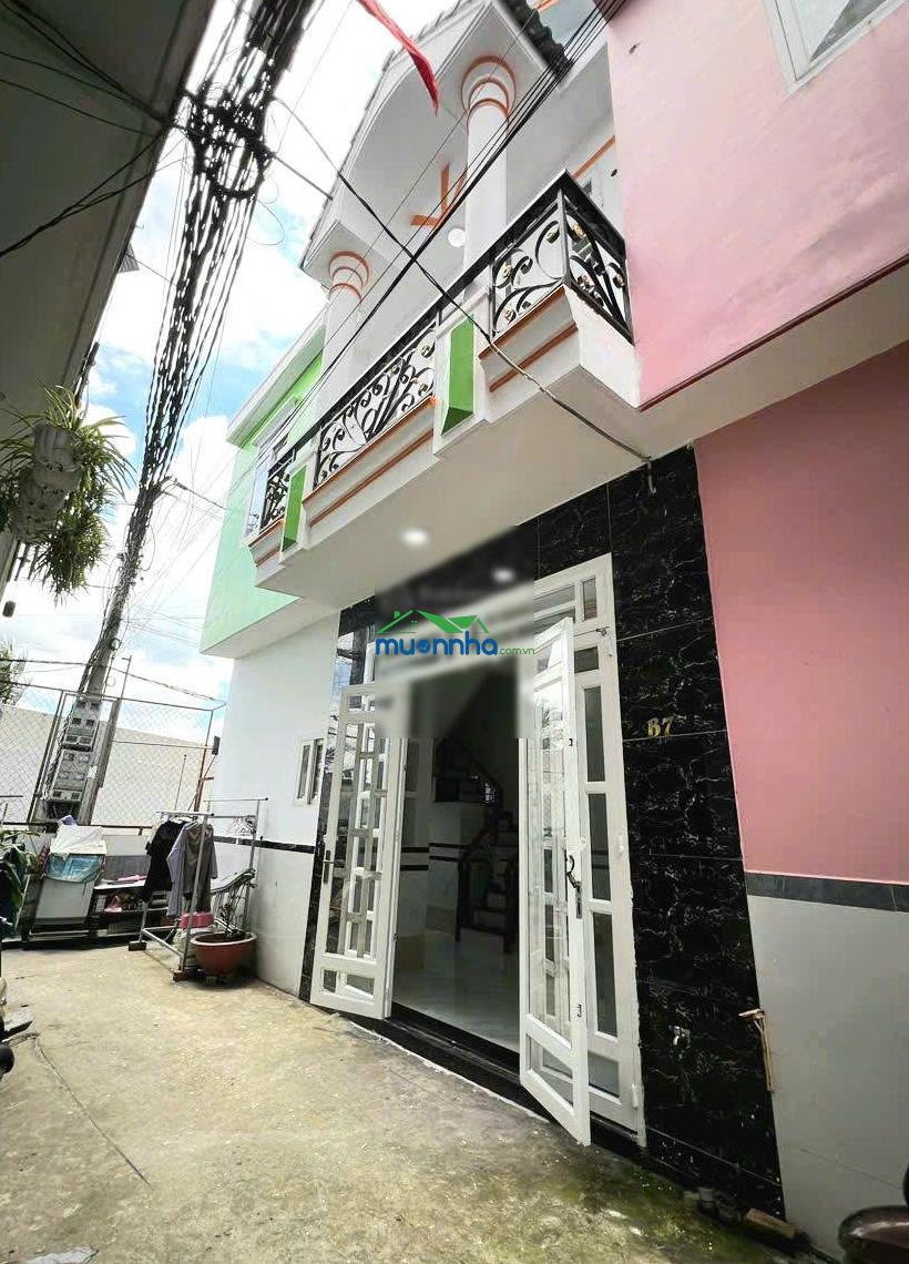 Nhà ngang 8m dtsd 64m2 trệt 1 lầu 2pn 2wc, video thực tế, ngay chợ shr, nhà còn mới kdc yên tĩnh