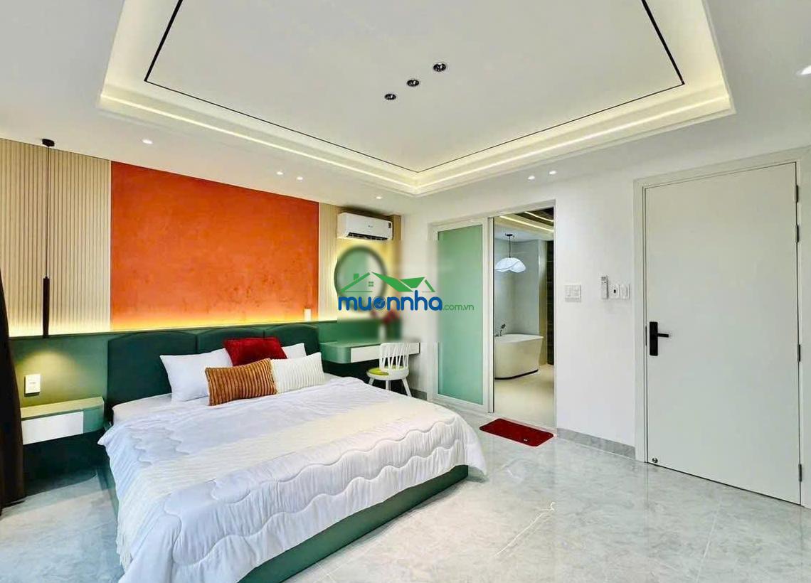 Nhà 49,9m2 thống nhất xây 4 tầng đúc, bàn giao đầy đủ nội thất, sổ riêng