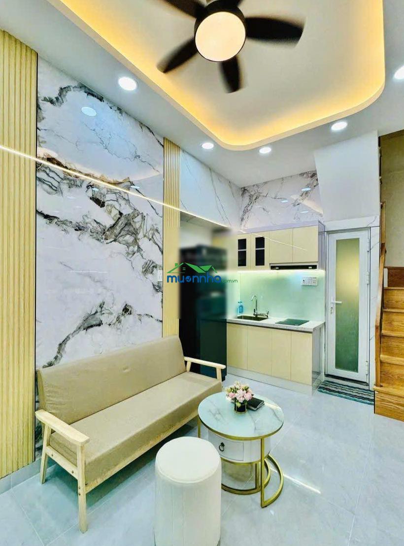 Chỉ 3 tỷ hơn có ngay nhà full nội thất, 4 tầng 3 phòng, sát cmt8 - q10 ngay chợ hòa hưng. hợ gđ ở - 4