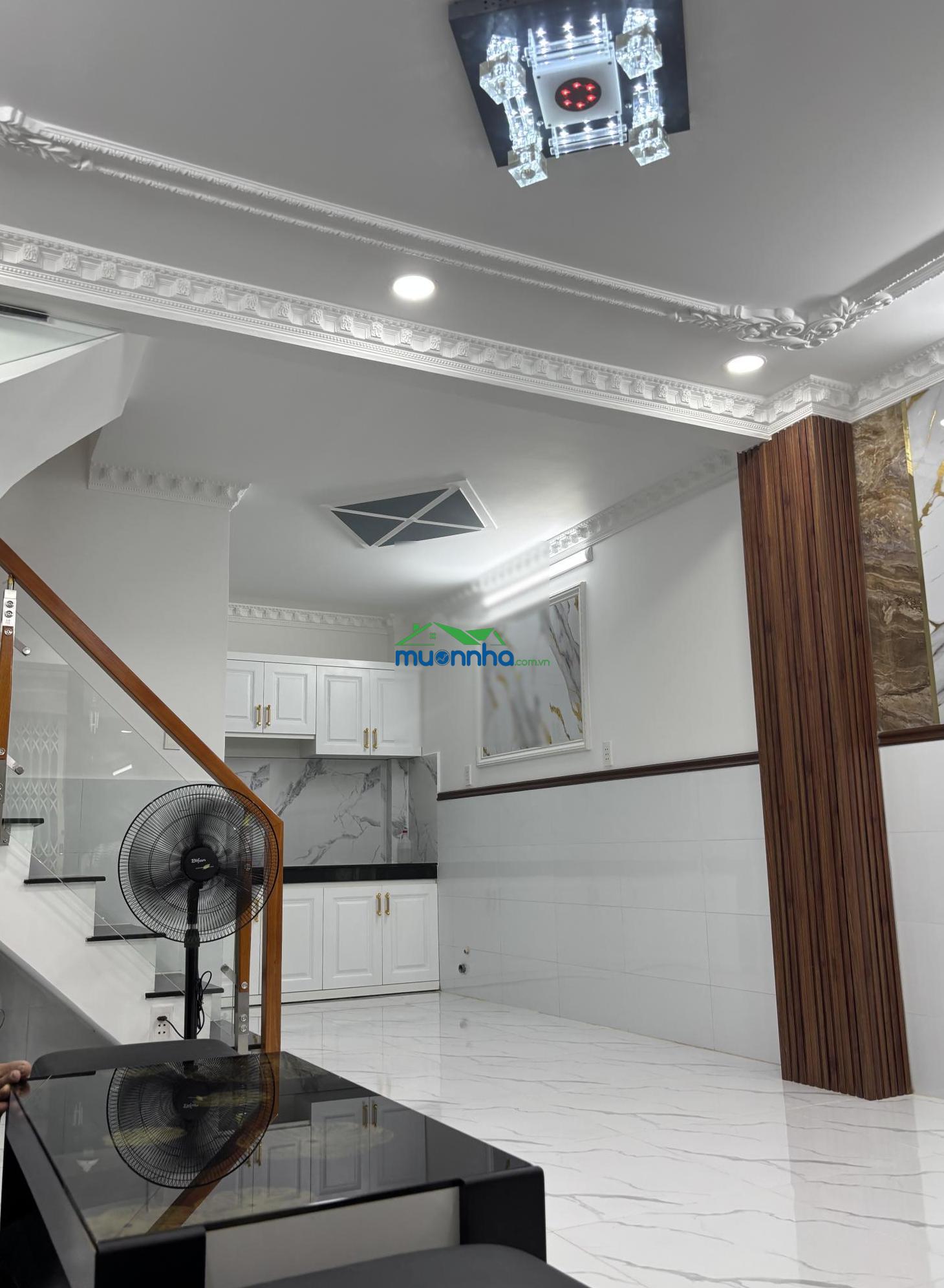 Nhà mới 4x9m huỳnh tấn phát nhà bè 2pn, có gpxd, vi bằng