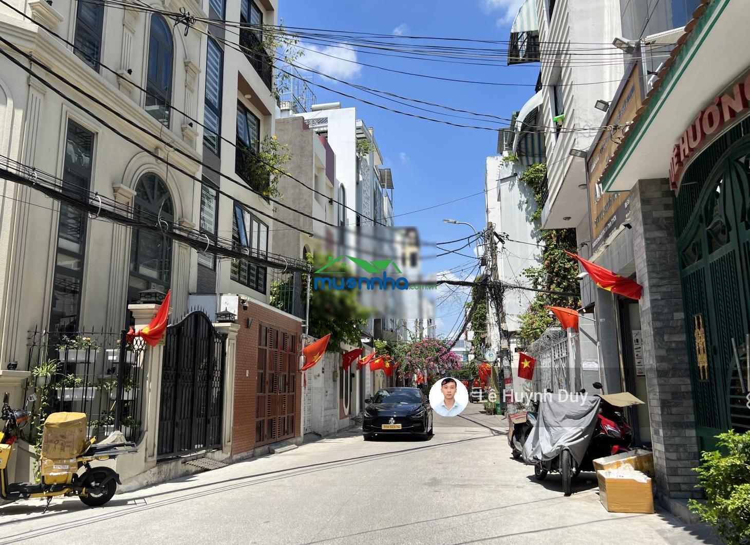 45.7m2 - hẻm xe hơi - nở hậu - 6,5 tỷ - phan văn trị - thông nơ trang long - 4