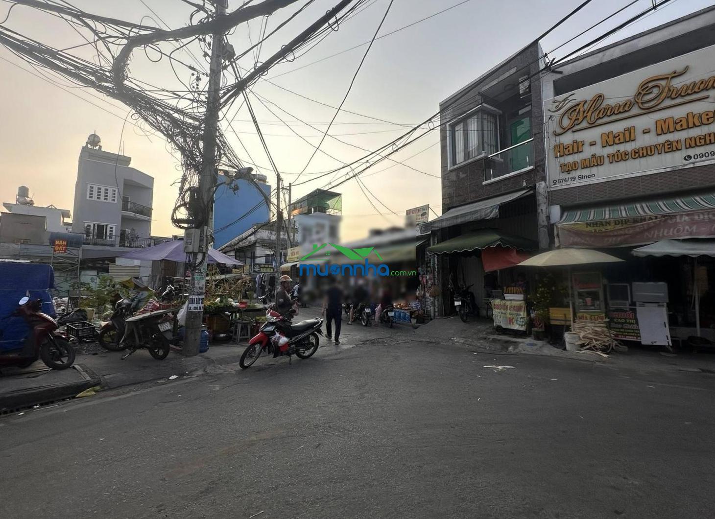 Nhà góc 2mt kinh doanh tốt 7.5x10m ngay chợ gần aeon bình tân