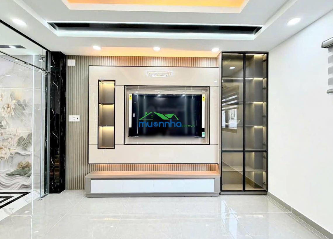 Bán nhà xây mới 4,5m x 15m. đúc 4 tấm. đường 6m cách lê văn khương 50m. phường thới an. q12