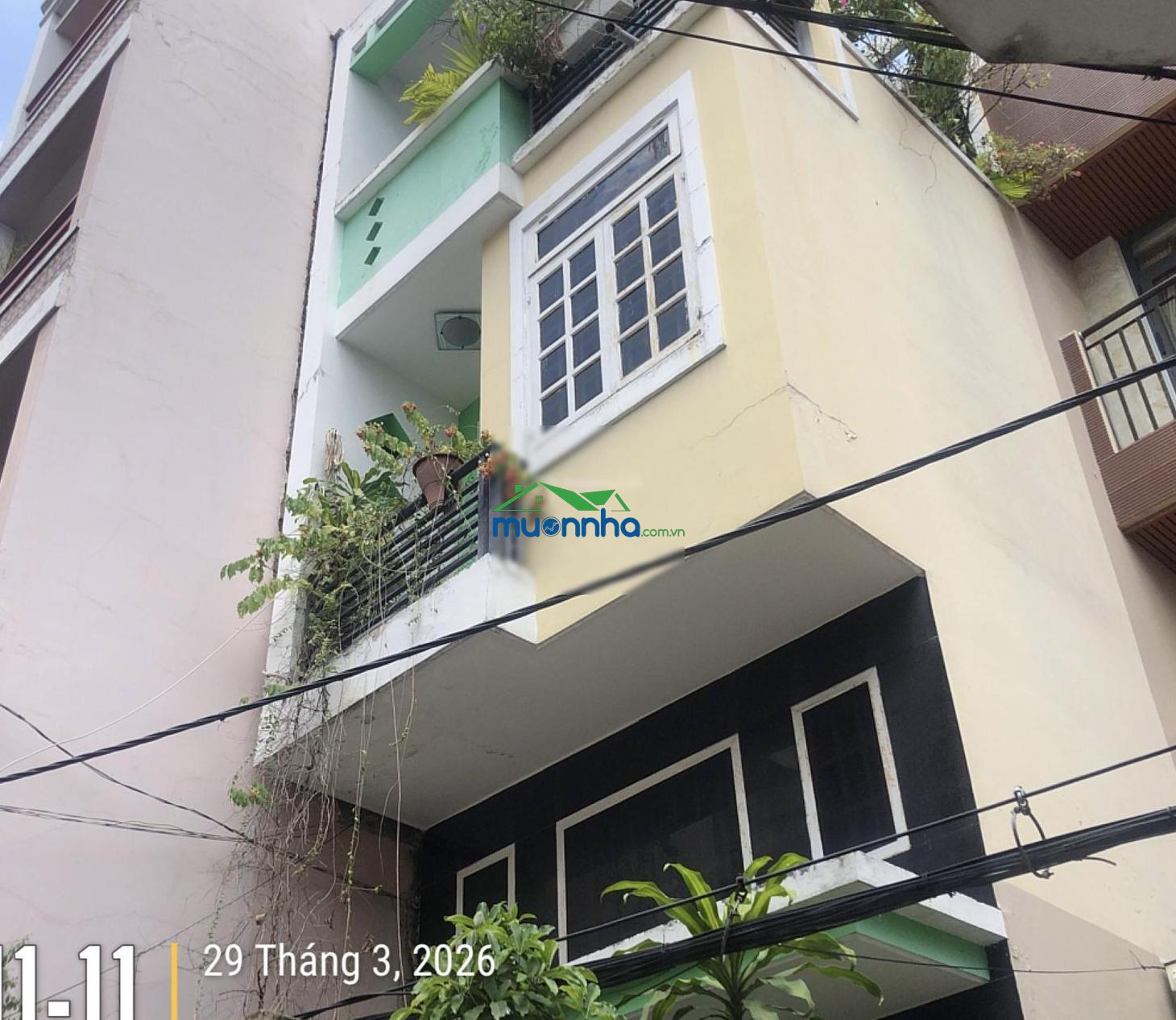 Hxh thông đỗ cửa - đoàn thị điểm - dt vàng 3.8 x 16m - 4pn