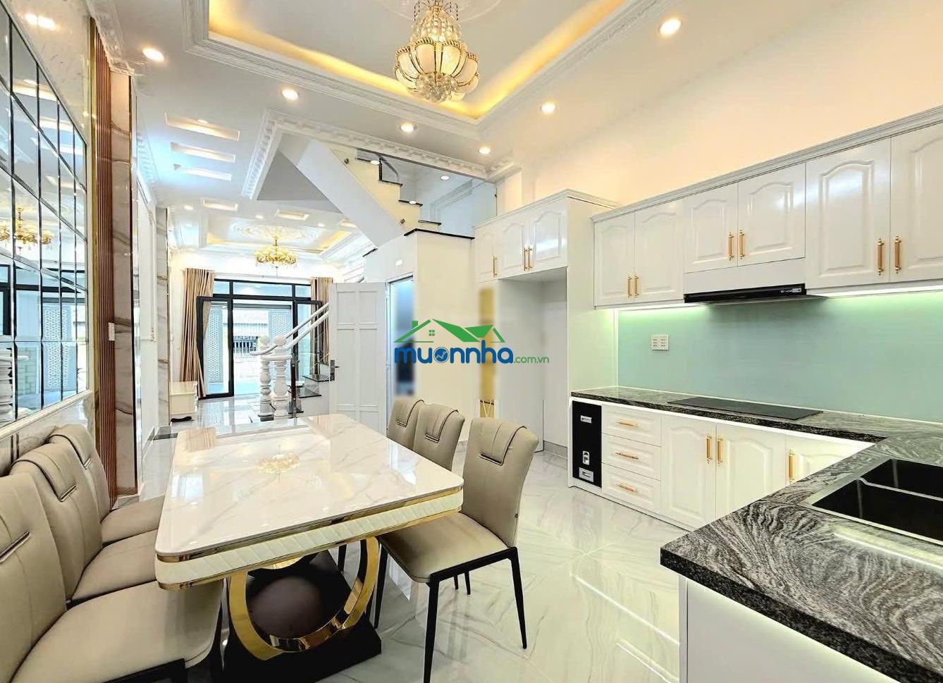 Bán gấp nhà mới đẹp 3 tầng 4x19m, hẻm xe hơi 1806 huỳnh tấn phát,nhà bè gần phú mỹ hưng, giá 7.2 tỷ