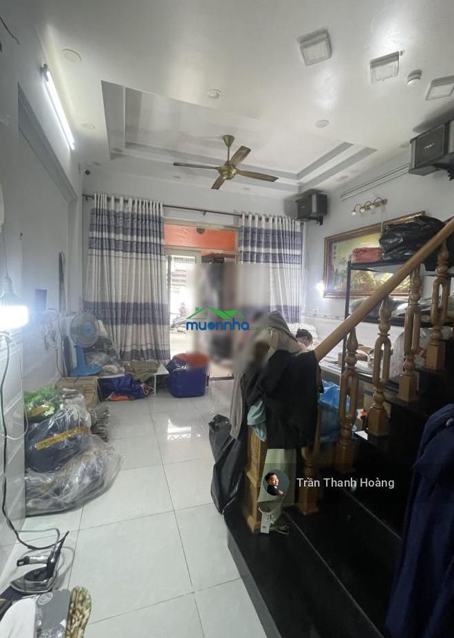 Hẻm xe tải thông 85m², nhà 3 tầng thoại ngọc hầu 9 tỷ 9