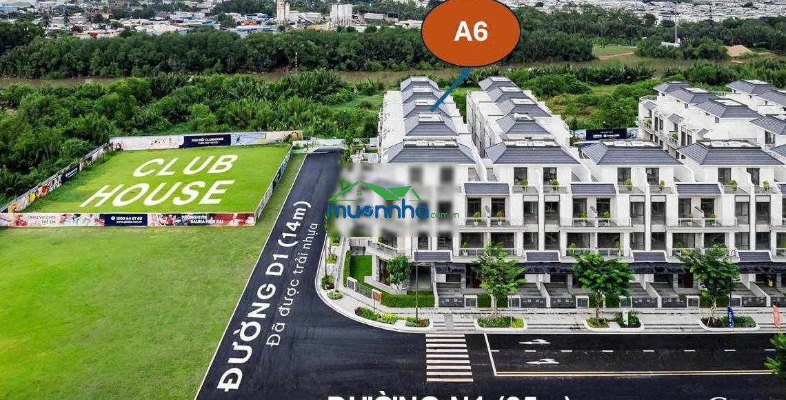 Gladia: căn nhà phố hiếm 114 m2 đối diện công viên & clubhouse, đã có sổ hồng, mua trực tiếp cđt