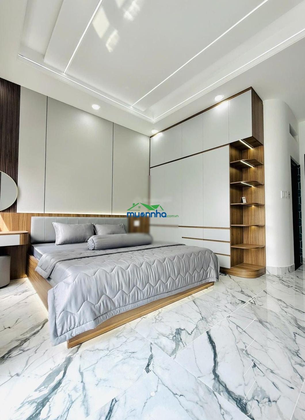 Nhà mới 5 tầng full nội thất cao cấp - vị trí đẹp gần mặt tiền - hẻm nhựa ôtô thông - 4
