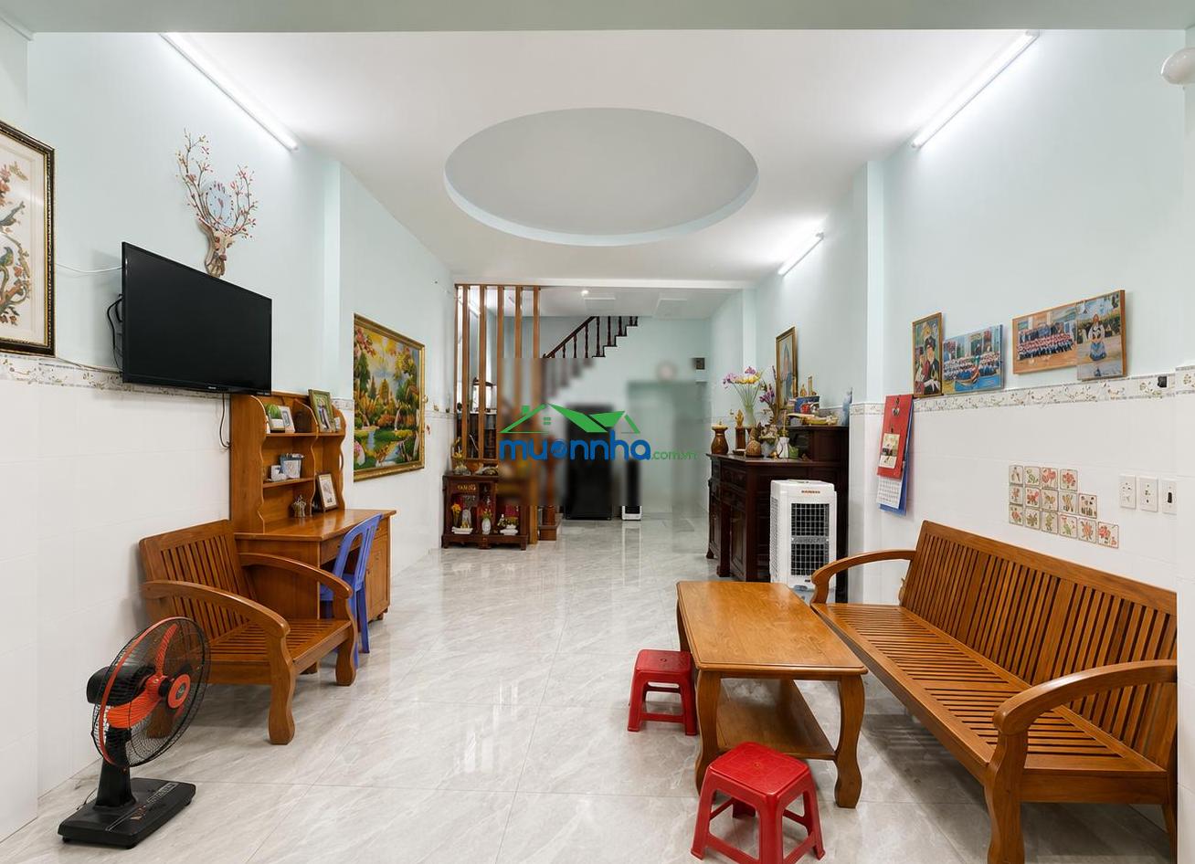 Bán nhà tân chánh hiệp quận 12 - hẻm xe hơi thông - 2 tầng - gần đại học giao thông vận tải - 2