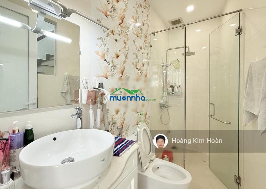 10m ra hẻm xe tải thông, 4.6x13m, 4 tầng đúc, nhà mới đẹp lung linh có thể thiết kế lên tới 7 phòng - 3