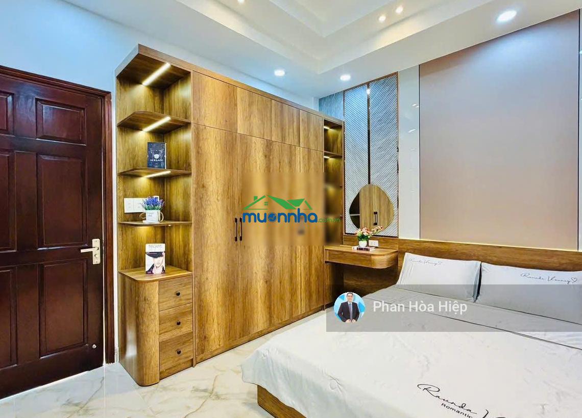 Nhà hẻm xe tải 6m lò gốm, 56m2, 4 tầng đúc, 4 pn 4wc, gần võ văn kiệt, sổ vuông vức, tiện cho thuê - 3