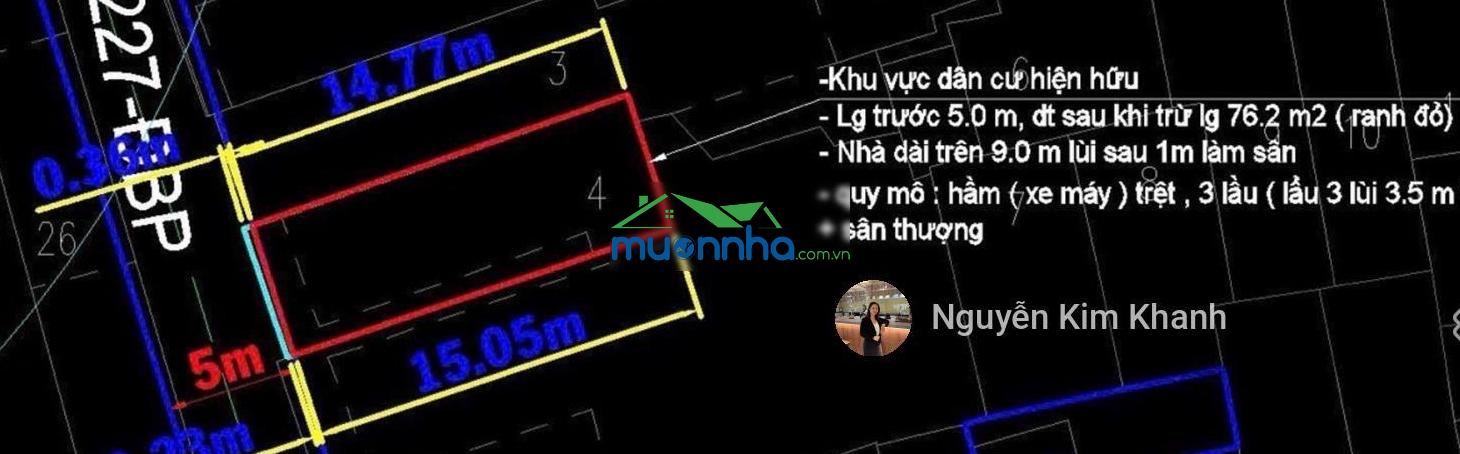 Hxh 6m điện biên phủ - ngay vòng xoay đa kao q1 - 80m2 ngang 5,2m-gpxd 6t - khai thác chdv 100tr/th - 3