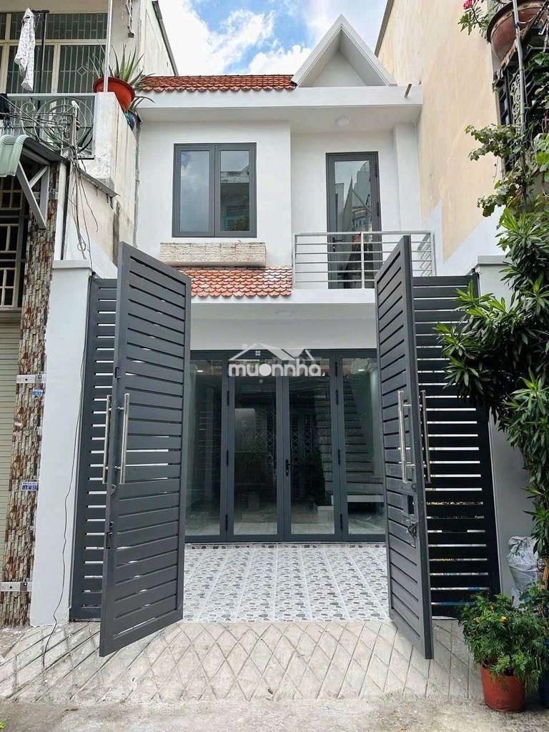 Cần cho thuê nhà pttn q12 .dt 4x16 1 trệt 1lầu 2pn 2ws giá 9 triệu 5tl