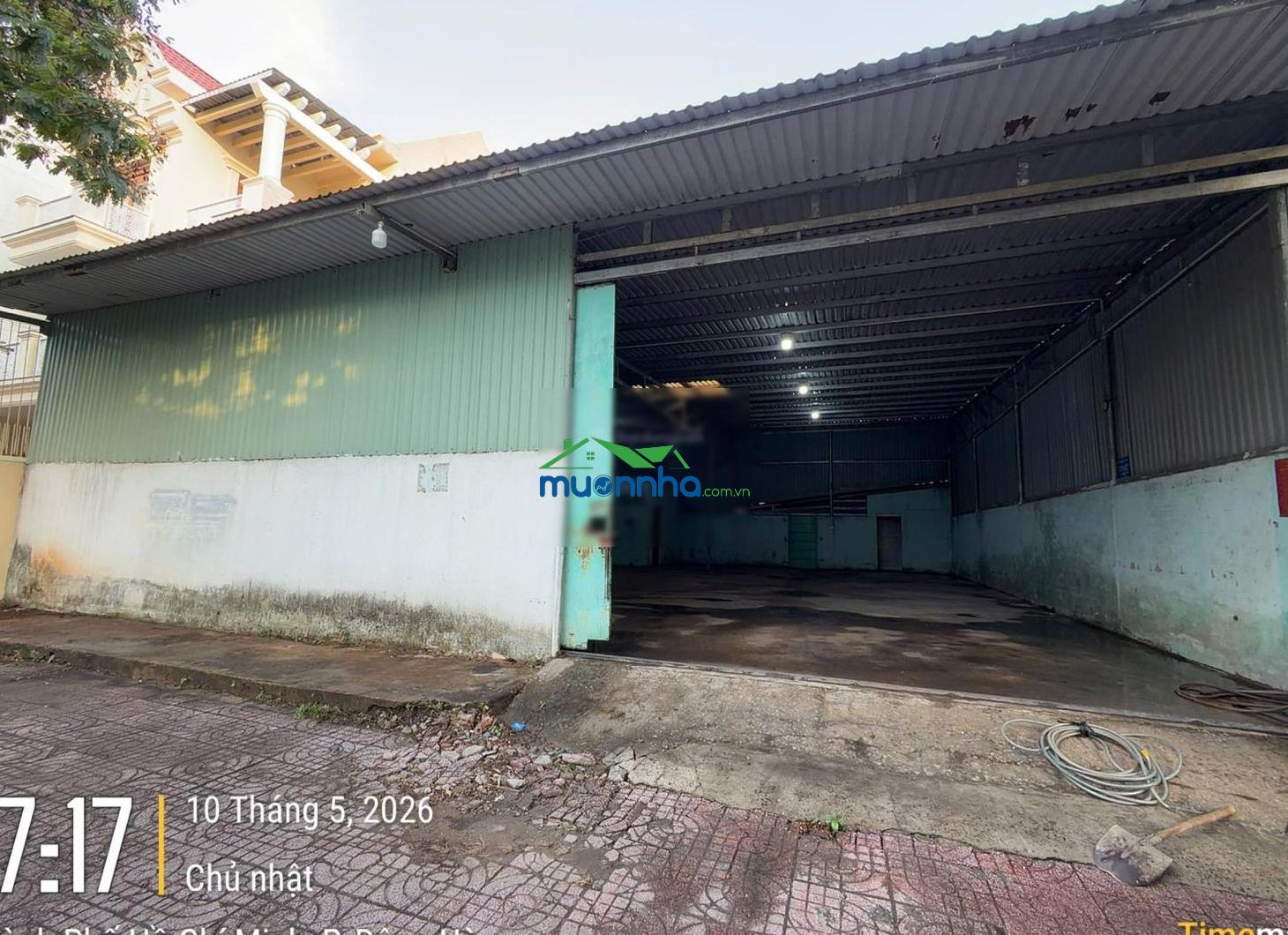 Cho thuê kho 300m2 đường xe tải 10 tấn đông hòa, tp. hcm