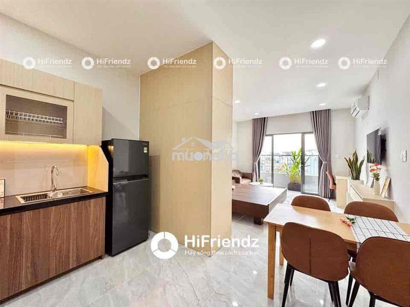 Căn hộ 1 phòng ngủ full nội thất ban công gần aeon tân phú - gò dâu