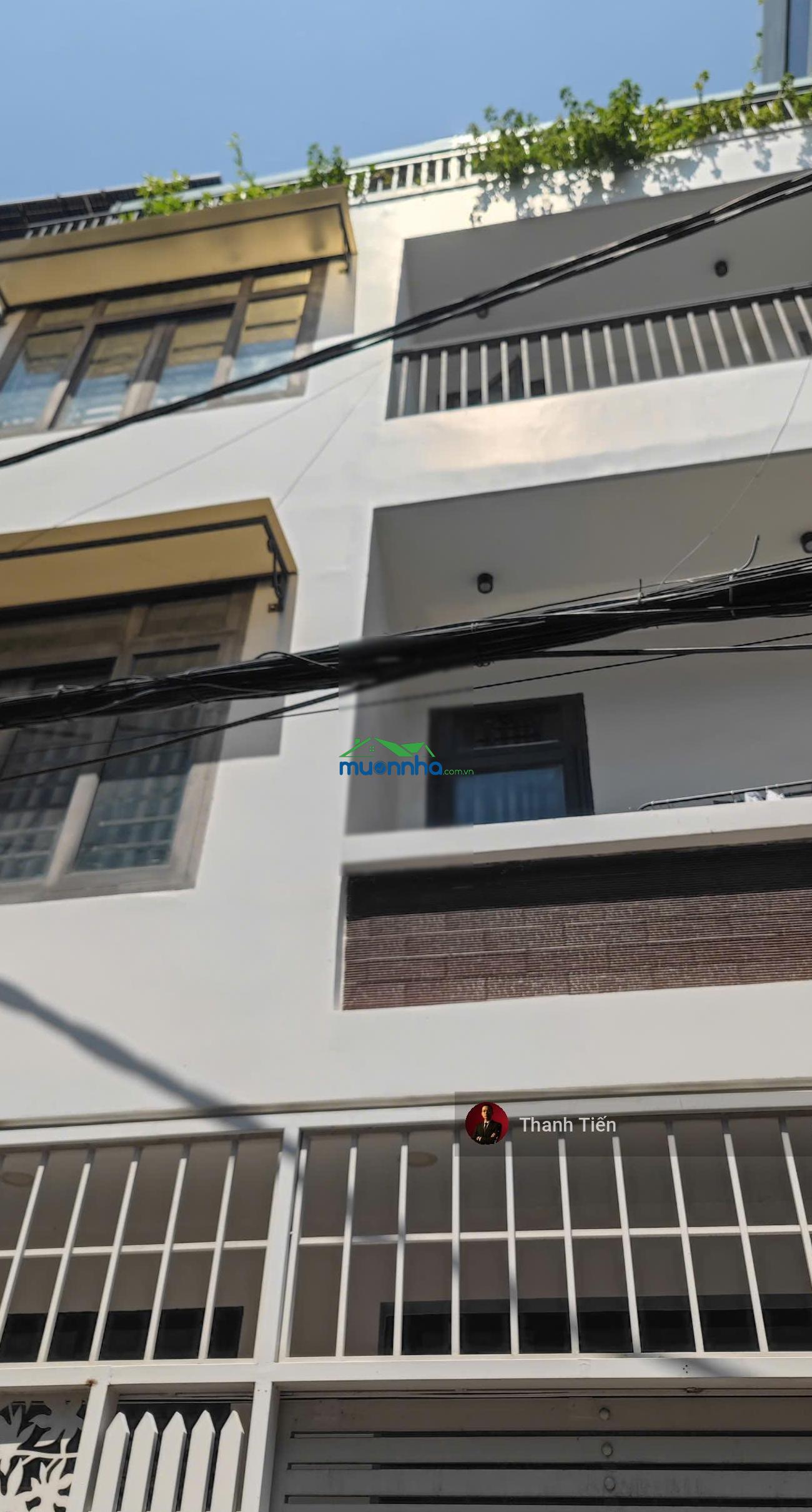 Mua đất tặng nhà 4 tầng. khuôn đất siêu hiếm 8x18m. hẻm nhựa 8m sát mặt tiền trương công định