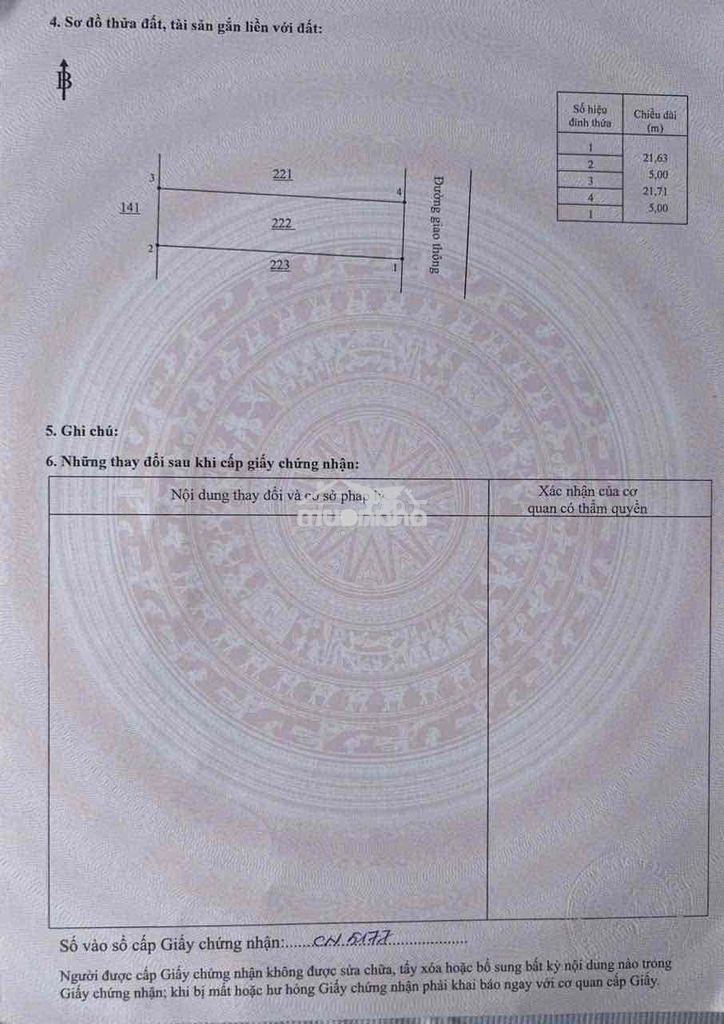 Bán nhanh lô đất đối diện kcn xuân quế - sông nhạn, giá rẻ - 3