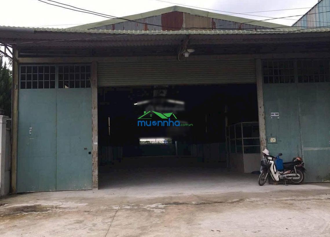 Cho thuê kho định hoà, thủ dầu một, bình dương. dt 12x53m có điện 3fa - 2