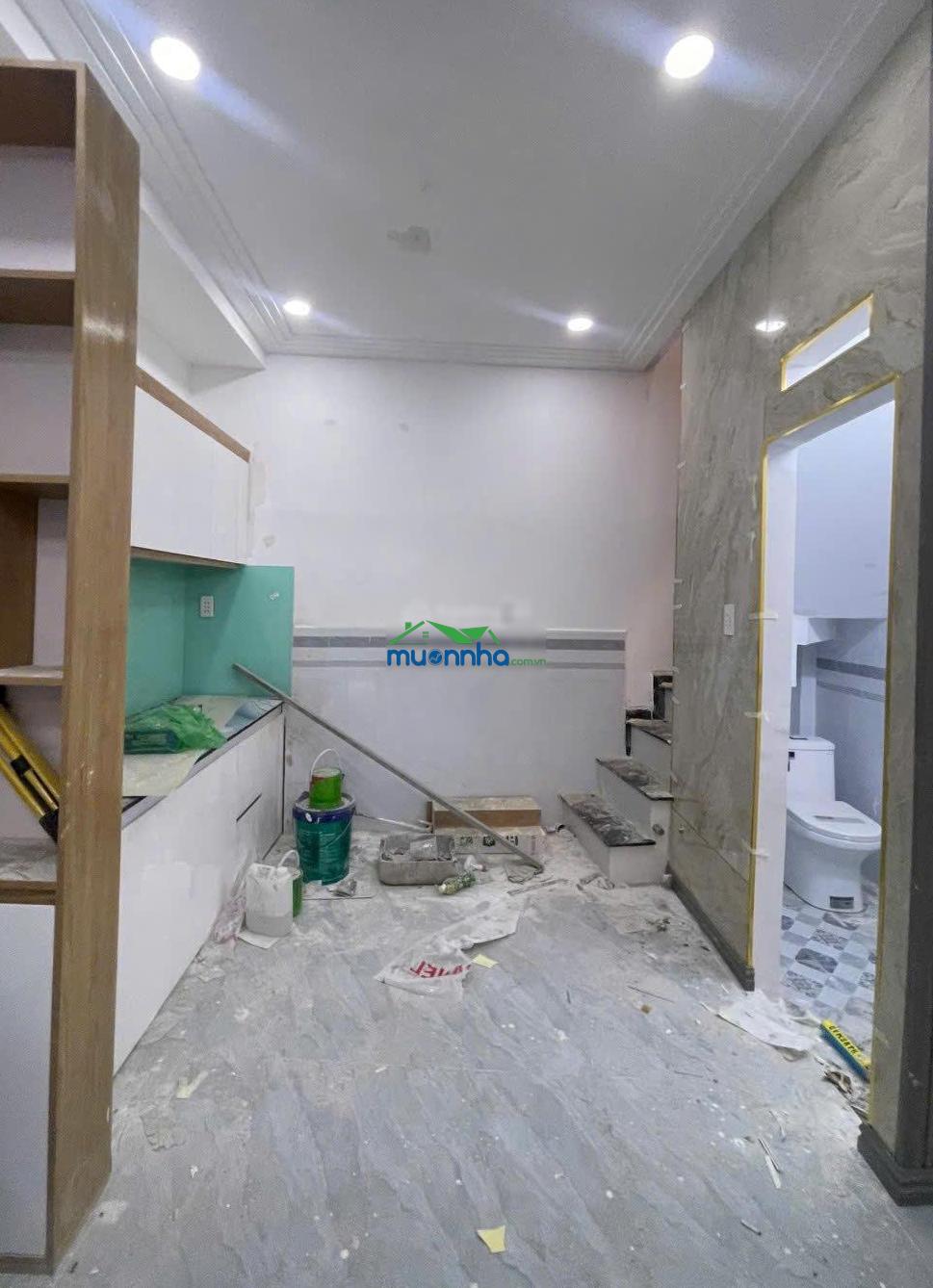 Nhà xây mới ngang 4m dài 8m có 2 phòng ngủ ngay bệnh viện quận 12 giá 868 triệu còn bớt mạnh - 4