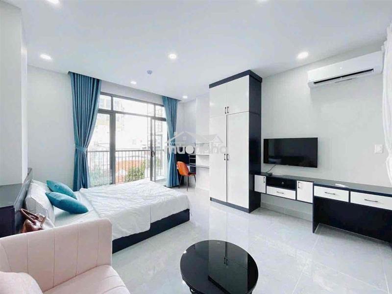 Căn hộ 1pn ban công full nt ngay phan đăng lưu-gần chợ bà chiểu,q1