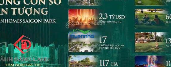 Vinhomes saigon park - chỉ cần 20% - 30% vốn ban đầu. liên hệ 0708 407 ***