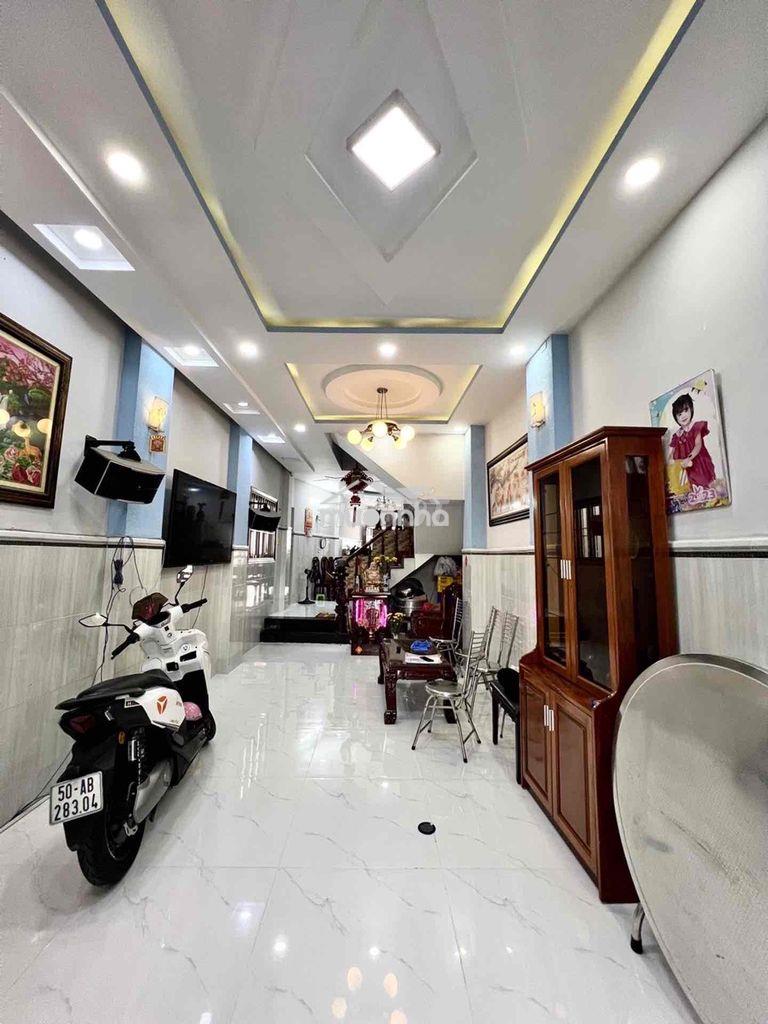 Bán nhà 4 tầng hậu giang q6, 80m², 4pn, cách hxh chỉ 5m, nhỉnh 7 tỷ