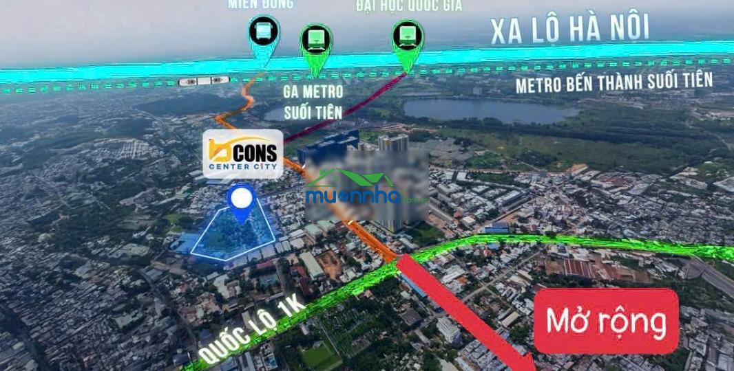 [Hot] suất nội bộ căn 1pn ban công rộng bcons center city tặng ngay 2 chỉ vàng
