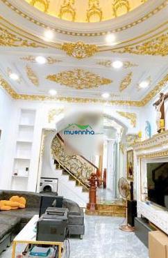 Bán nhà hẻm 8m thông 1/ cầu xéo - p. tân sơn nhì - dt: 4x18m - 2 lầu st mới - gía: 9.5tỷ tl