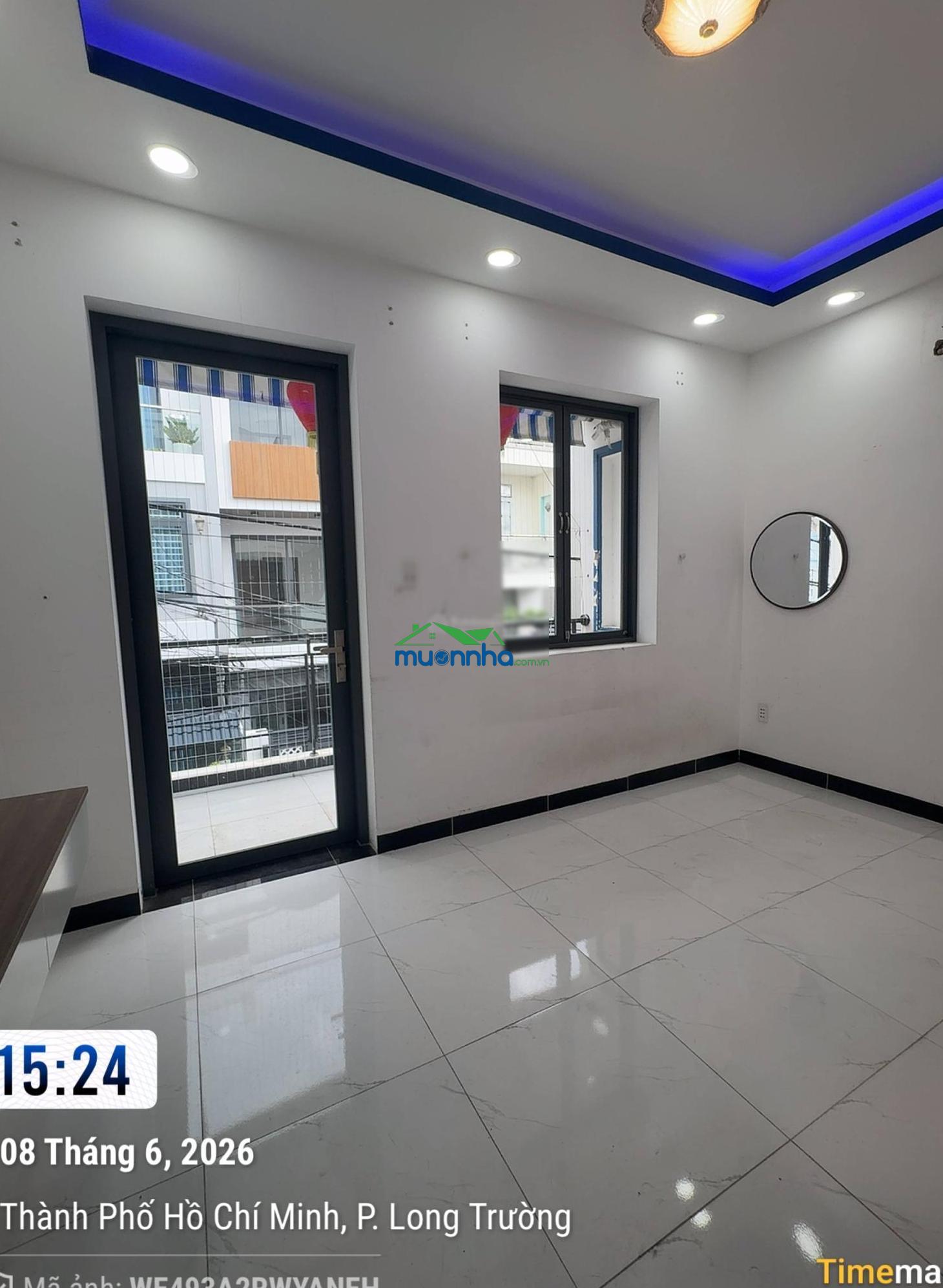 Nhà 3 tầng, 50m2 (4.3x11.7) kdc trường lưu, q9 (4tỷ250)