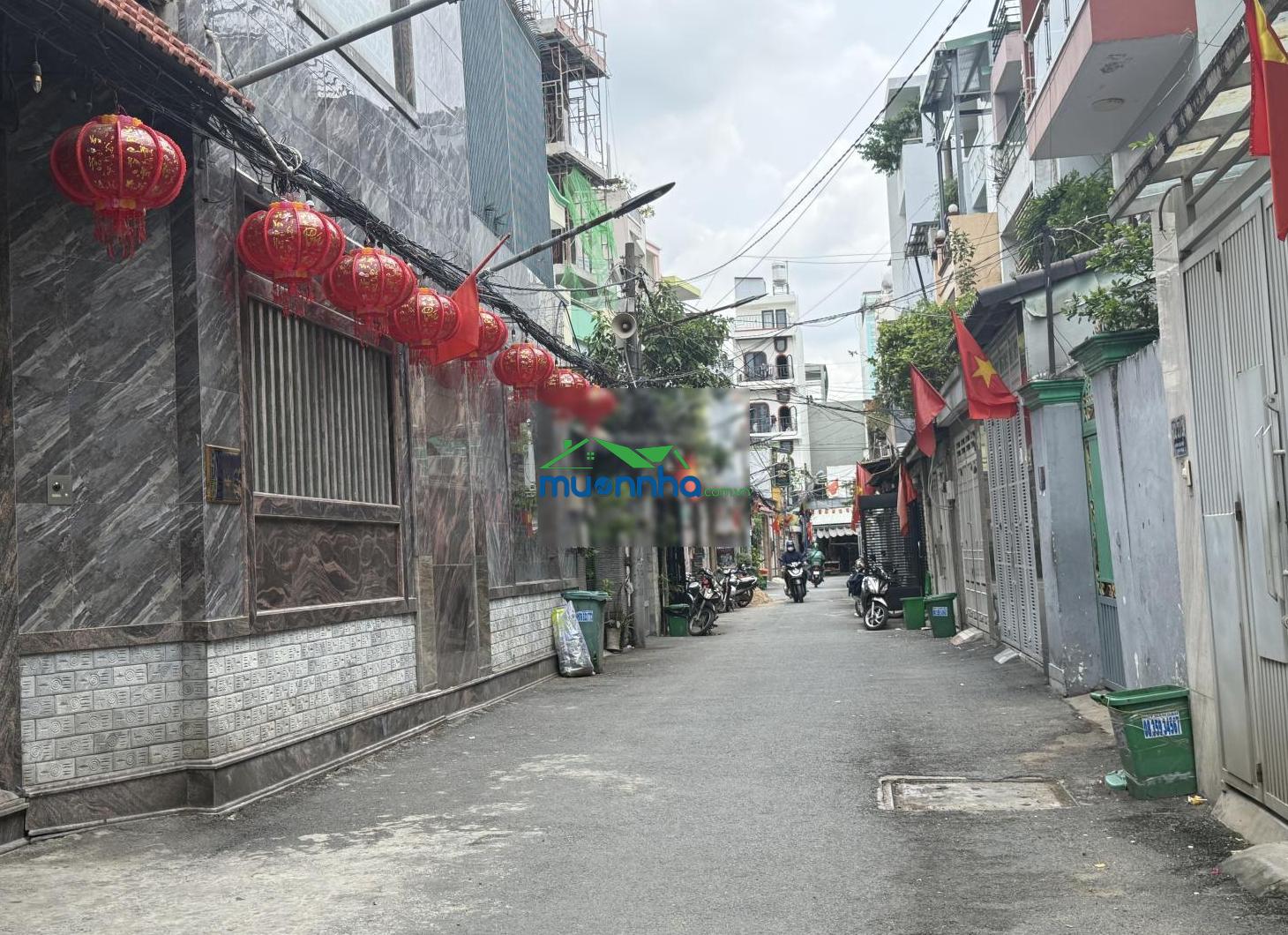 88m2 hẻm xe hơi né nhau, xd 5 tầng mới, hiện tại 3 tầng ở sau này xây lại gần nguyễn thị thập