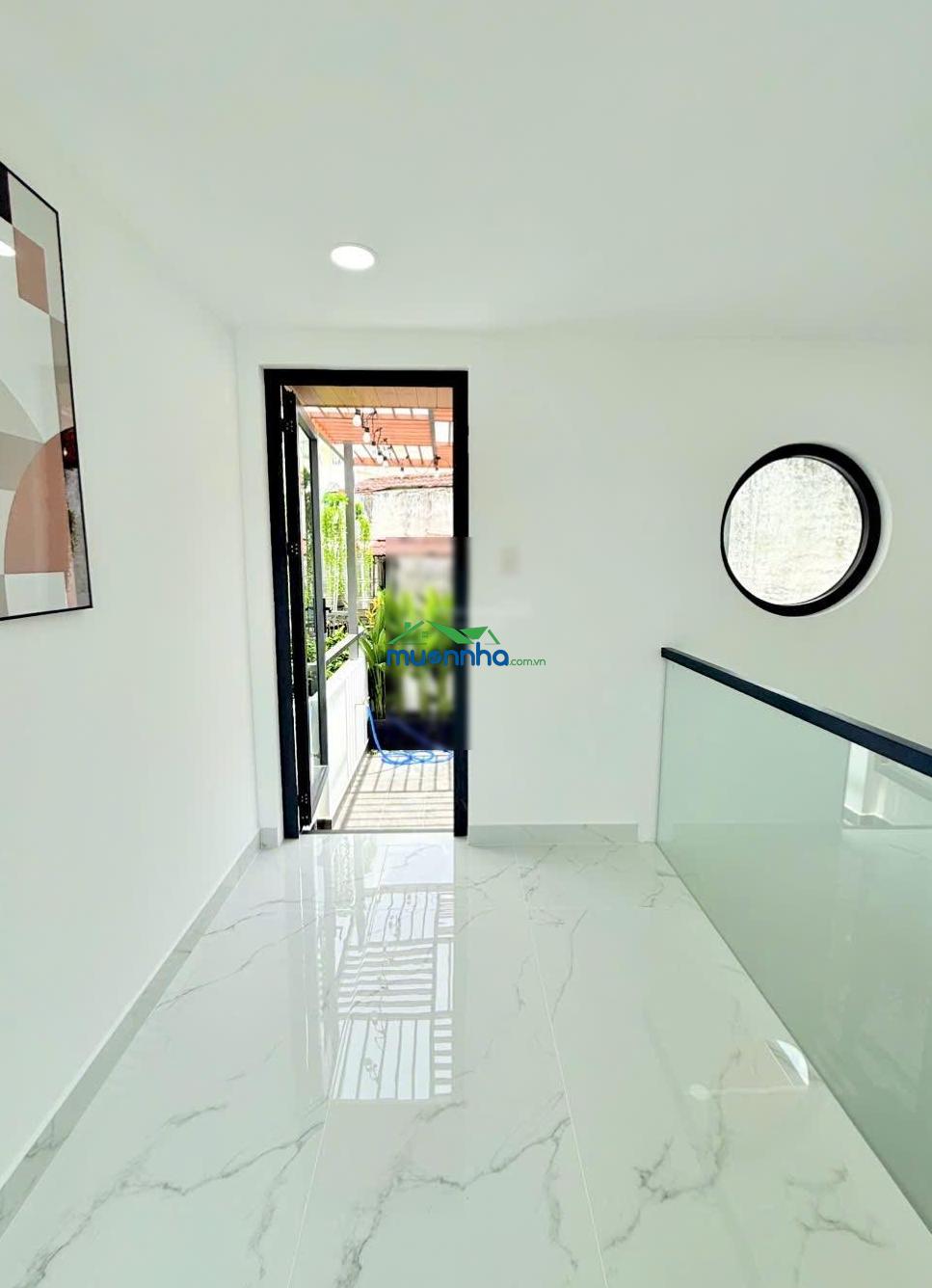 Nhà xây mới ngay ubnd phường hạnh thông gò vấp, hẻm xe hơi sát cửa