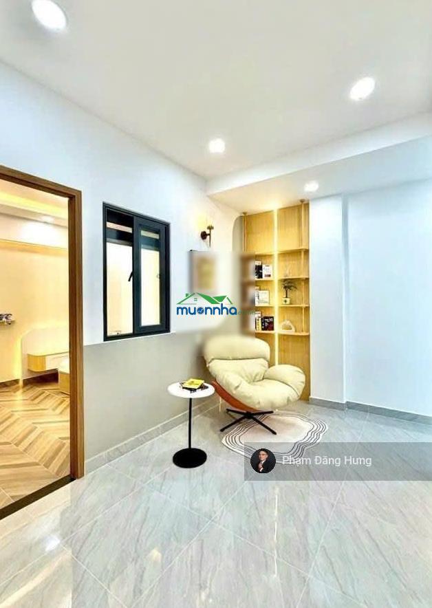 Hiếm nhà bình thạnh hẻm oto phan văn trị, chợ gv, siêu thị emart, 44m², 2 tầng, pn ở trệt, 6,58 tỷ