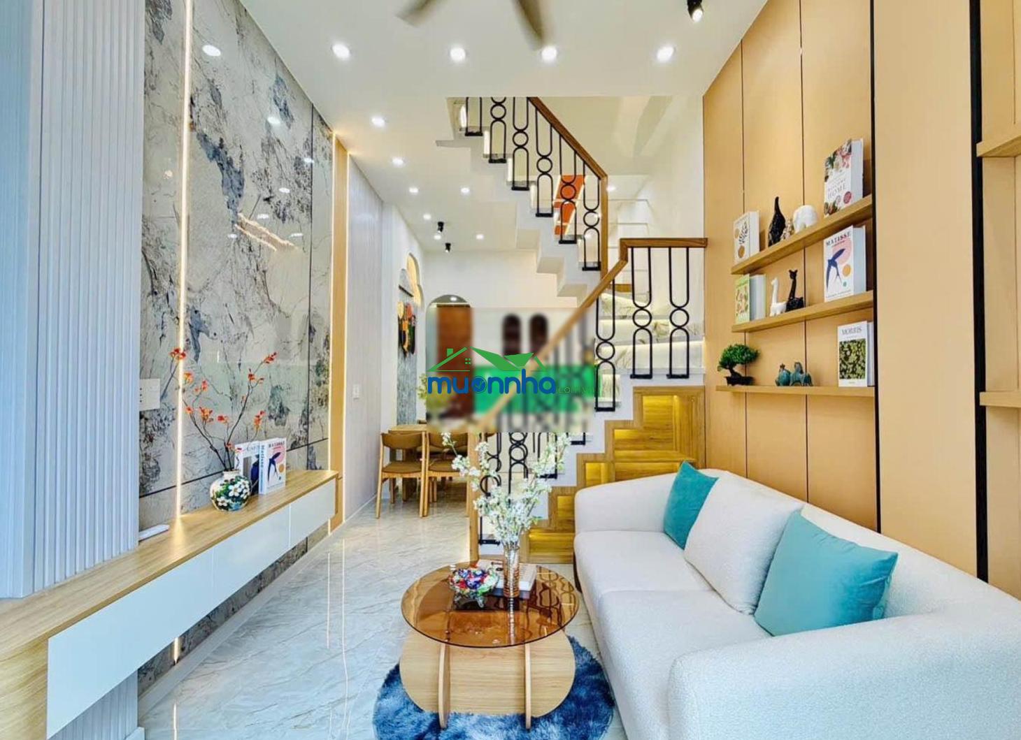Nhà mới đẹp hxh thông tặng full nội thất giá tốt khu văn lang