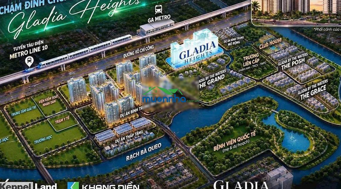 Mở bán căn hộ gladia heights của cđt khang điền và keppel giá 87tr/m2, đường võ chí công tphcm - 2