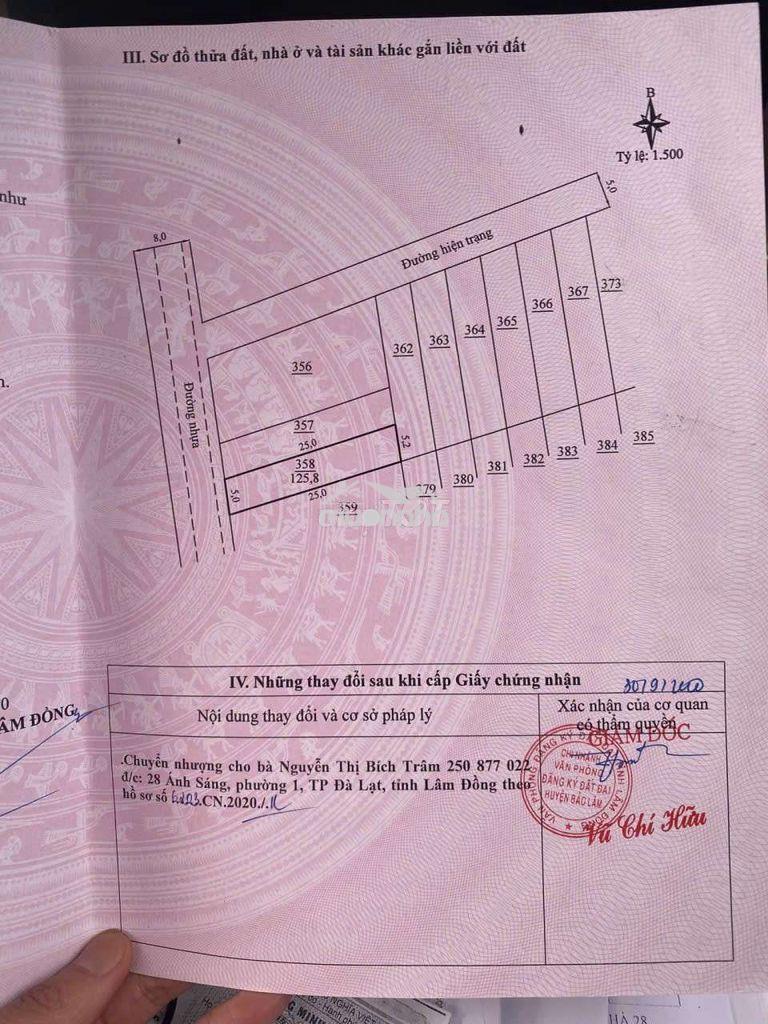 Bán đất gần chợ lộc an