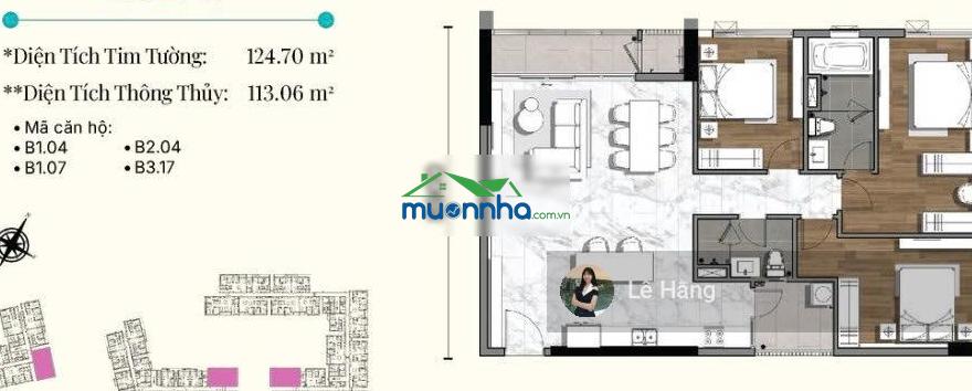 Căn góc 3pn gladia heights 124m2 nhà thô view biệt thự gladia triệu đô - 3