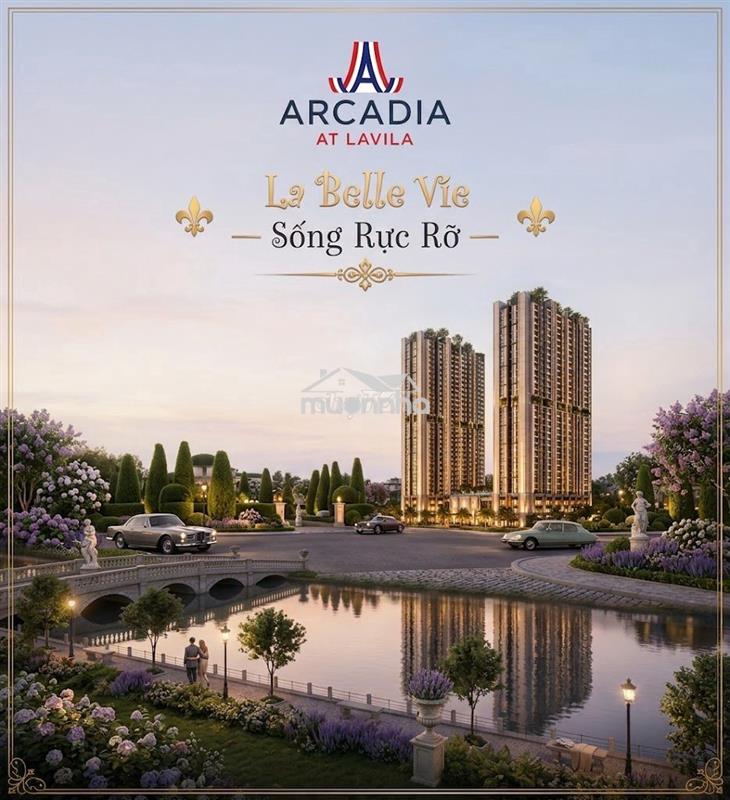61m2 - giá 5.43 tỷ chưa chiết khấu - 2pn2wc dự án arcadia at lavila