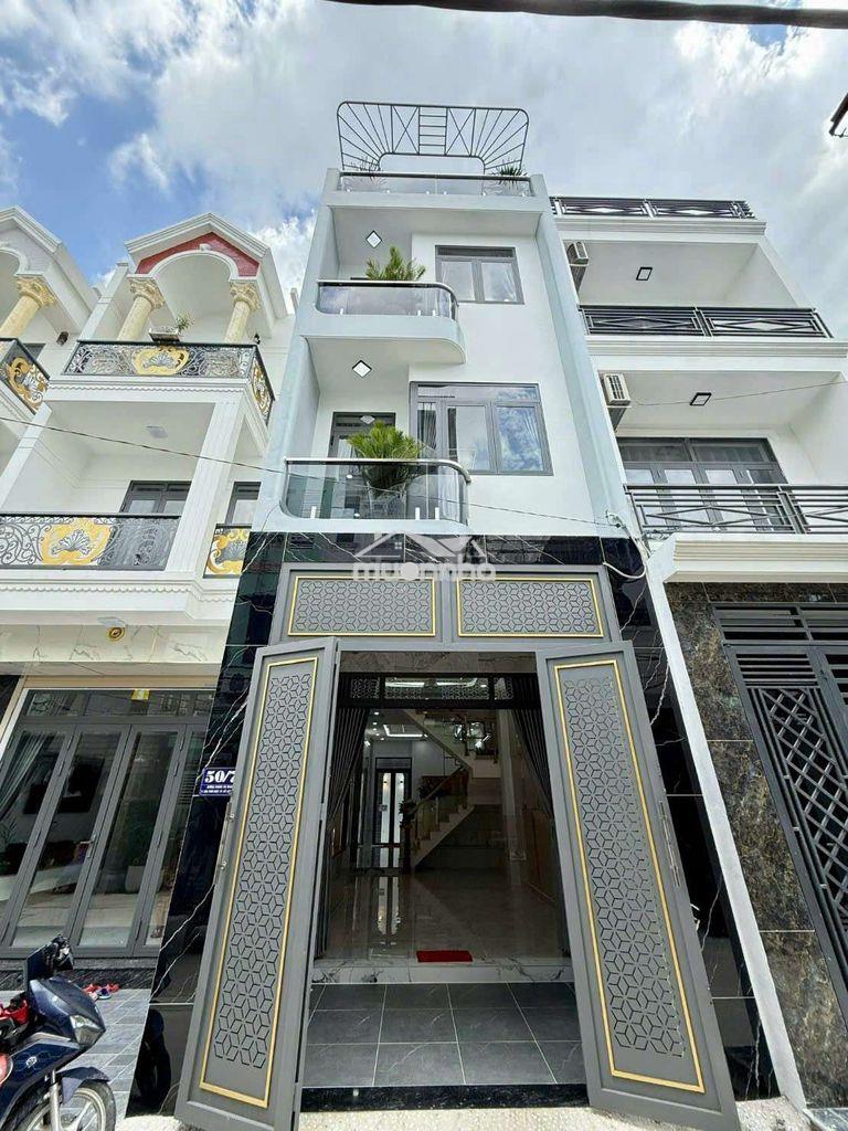 Bán nhà 4x16m 1trệt 3lầu 1/hiệp thành 31 gần sát trường cấp 1,2,3