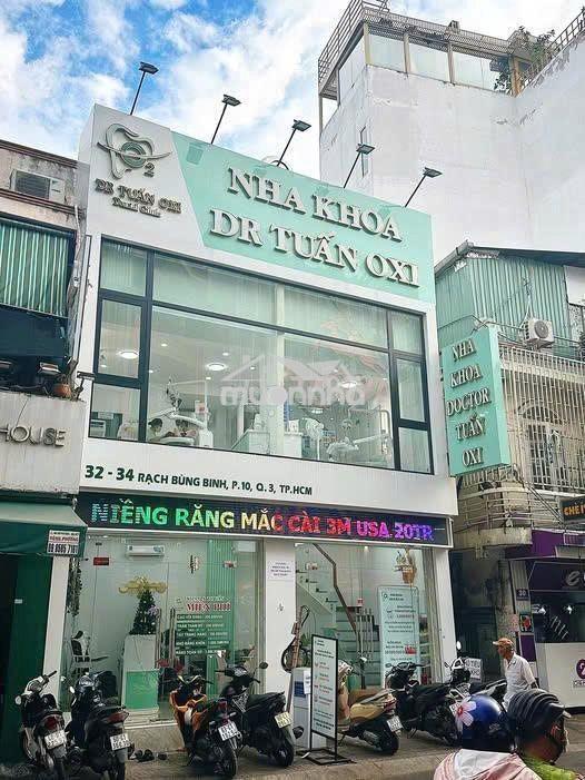 Cho thuê nhà mt rạch bùng binh q3, ngang 7m, trệt 2 lầu, giá 35 triệu