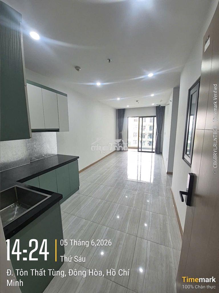 6tr/tháng bcons topaz, căn 2pn2wc, cọc 1 tháng, nội thất full cđt