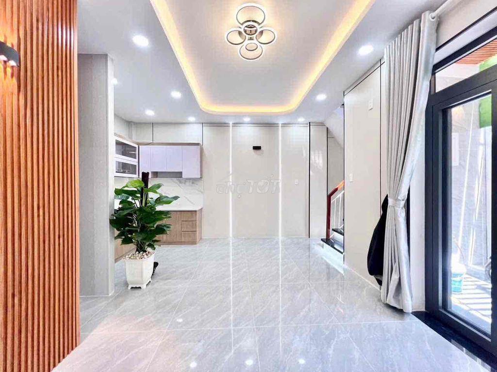 Nhà lầu phía sau lưng cvpm quang trung, q12 giáp bên gò vấp - 3