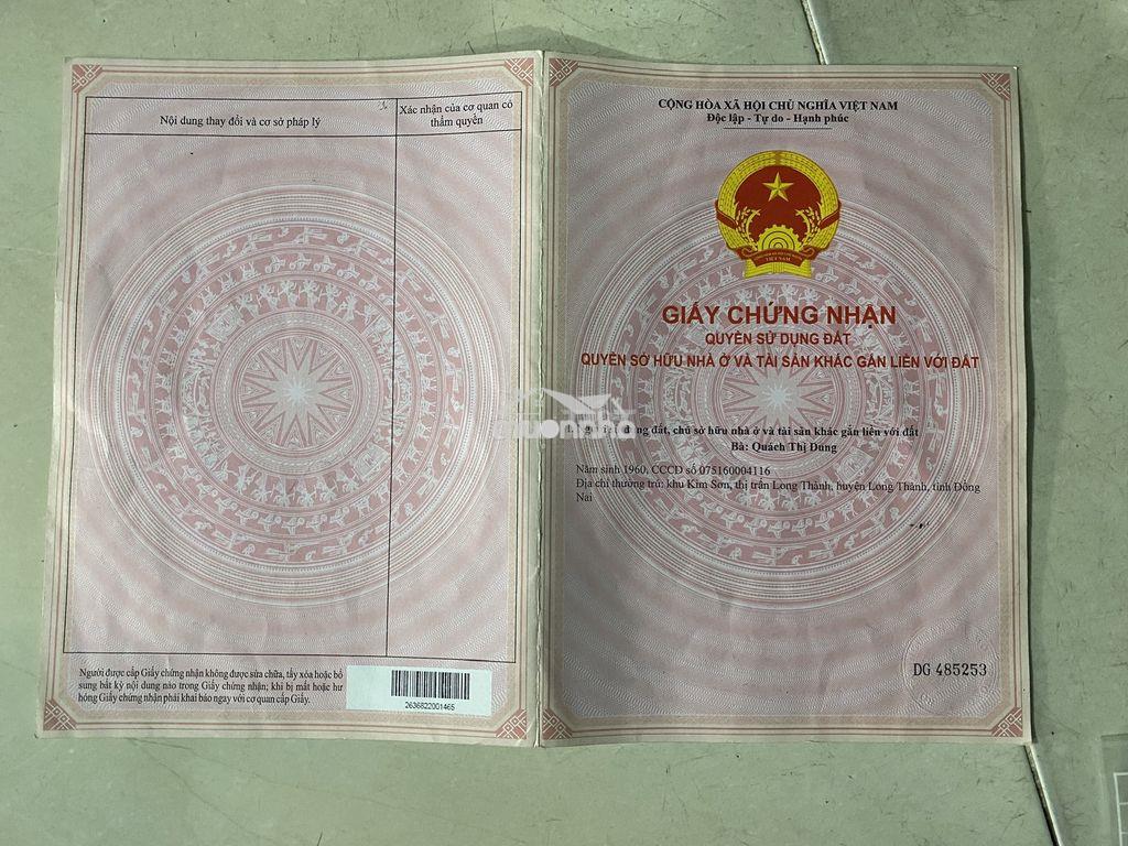 Bán nhà đất sổ riêng 213m2 thị trấn long thành - 2