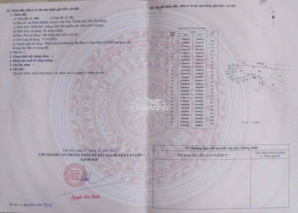 Bán lô đất vườn doi mỹ khánh ngay vị trí đón đầu cầu cần giờ - 3