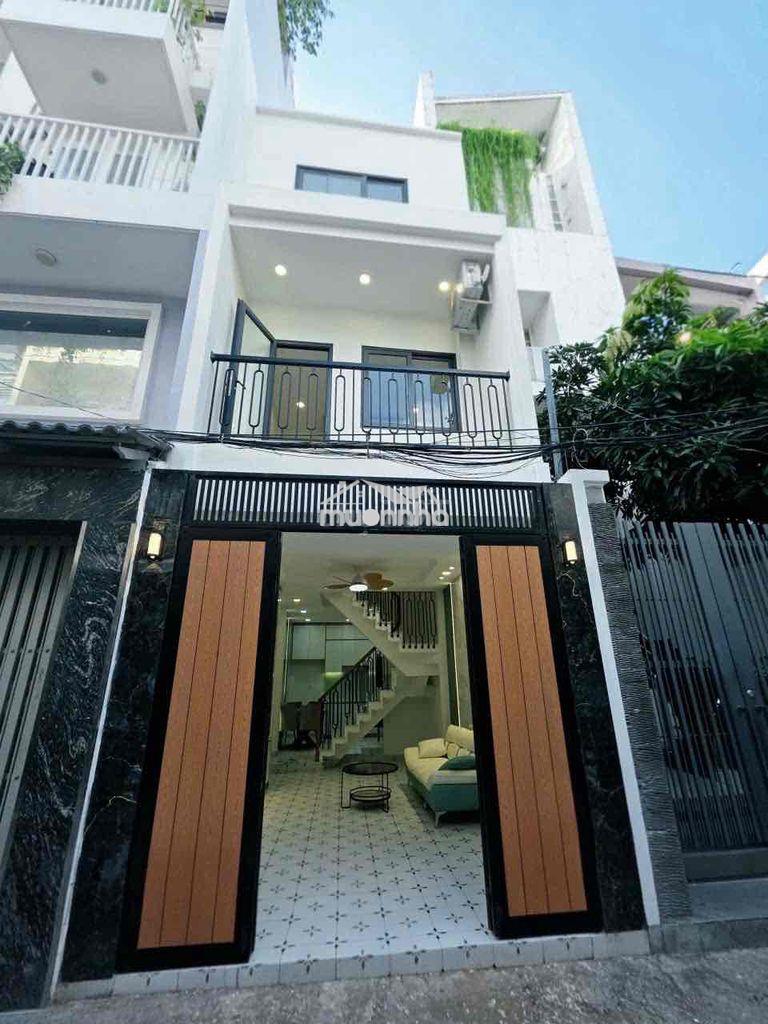 Nhà phố 31m2 1 trệt 2 lầu btct 4pn 3wc full nội thất hxh trường chinh