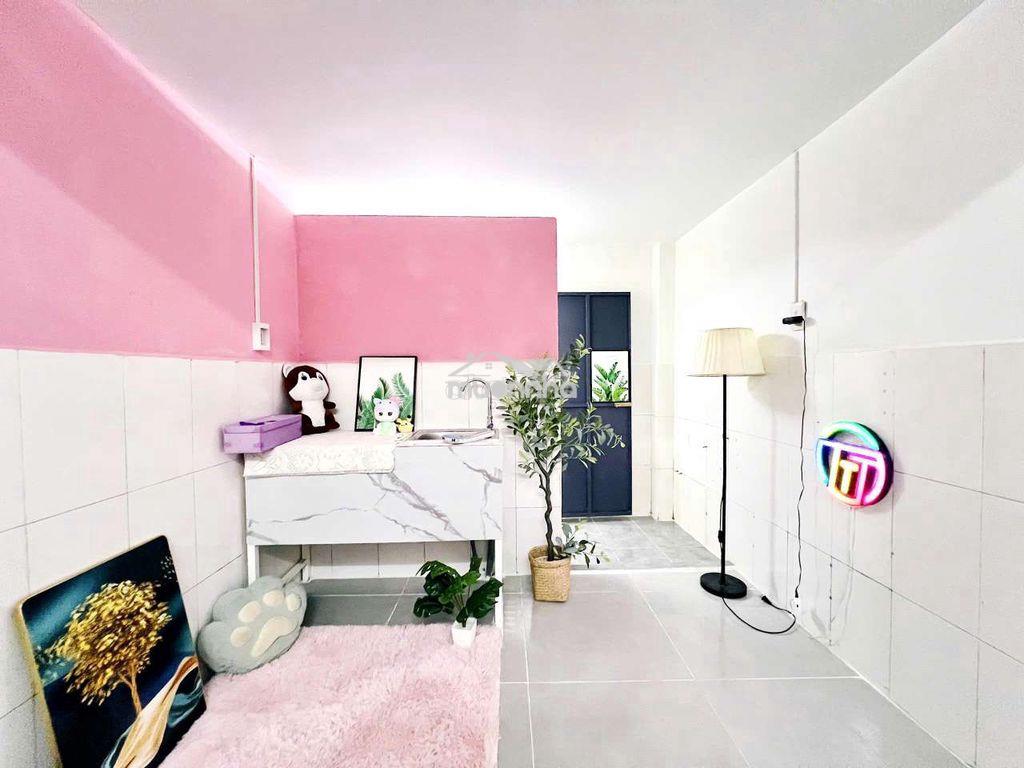 🚨Dãy trọ trệt tiện nghi giá rẻ - xe dẫn vô nhà - gác cao 3m - ngay chợ - 4