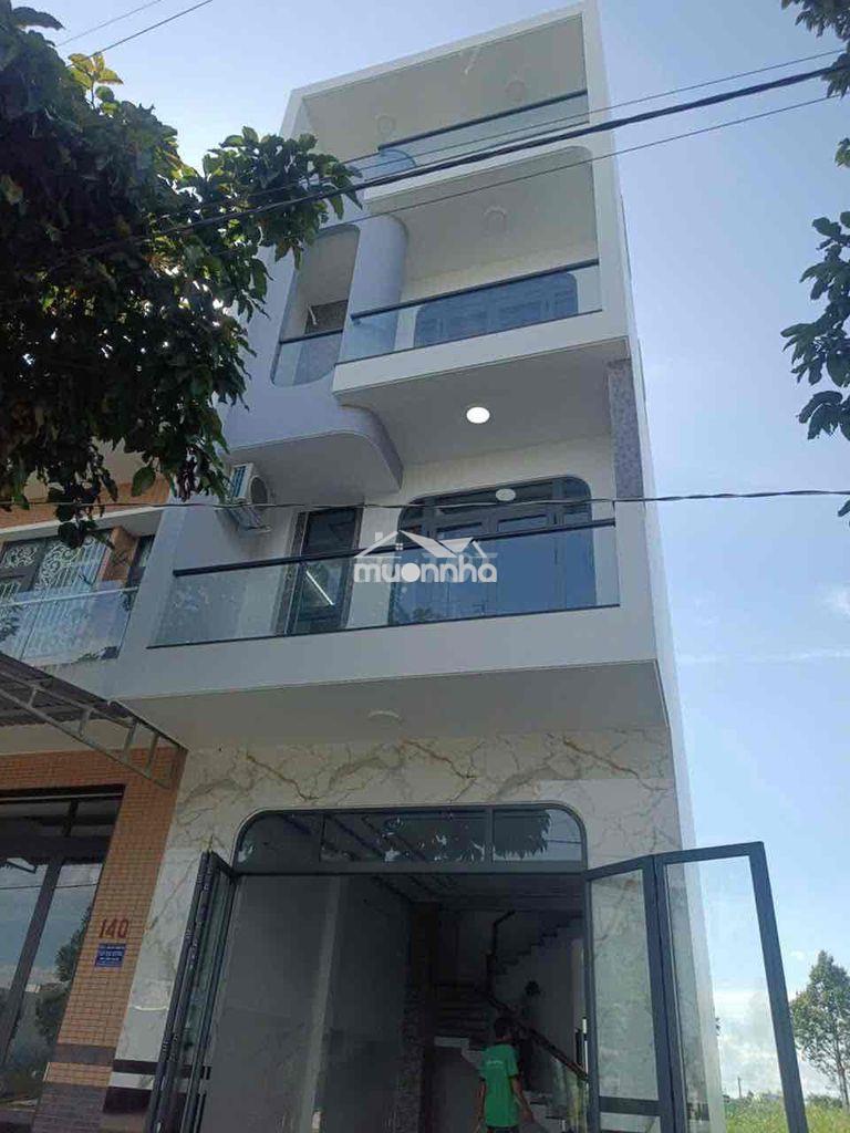 Cho thuê nhà trệt 3 lầu full máy lạnh khu dân cư hồng loan